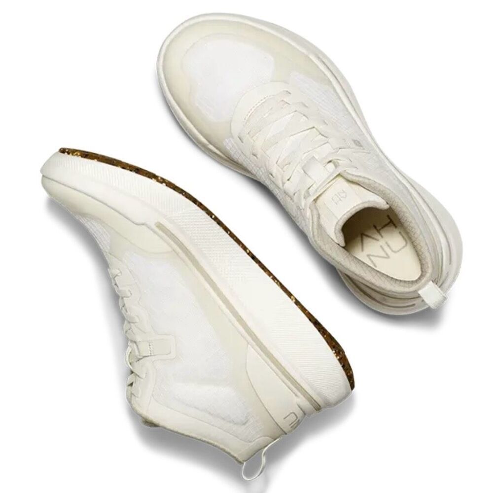 AHNU | Sequence 1 Mid High Top White Platform Lightweight Sneakers | Size 9